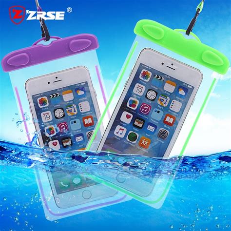 Zrse Luminous Waterproof Cover Bag Universal Swimming Phone Case Pouch