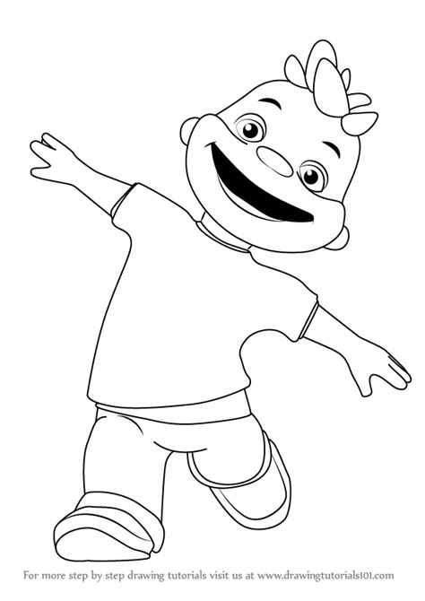 sid  science kid gabriella coloring pages coloring pages