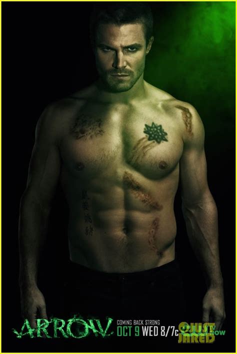 Colton Haynes And Stephen Amell Shirtless For Arrow Posters Photo