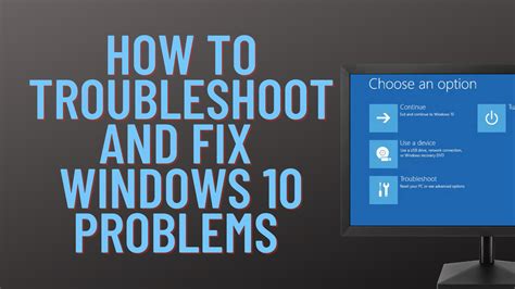 troubleshoot  fix windows  problems