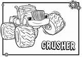 Blaze Coloring Crusher Pages Monster Machines Printable Truck Print Kids Getdrawings Sheets Adult Nick Jr Choose Board sketch template