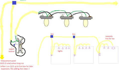 wiring diagram  basement lights