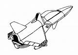 Colorare Espacial Vaisseau Spaziale Spatial Navicella Disegno Ruimteschip Raumschiff Coloriage Shuttle Rocket Malvorlage Kolorowanki Kosmiczne Statki Dla Ausmalbild sketch template
