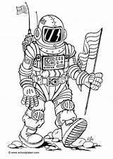 Astronaut Malvorlage sketch template