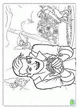Coloring Popstar Barbie Princess Dinokids Print Pages Coloringbarbie Close sketch template