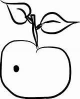 Obst Apfel Bzw Drucken sketch template