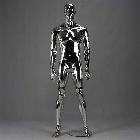 New Style Sexy Chrome Plastic Male Mannequin Buy Sexy