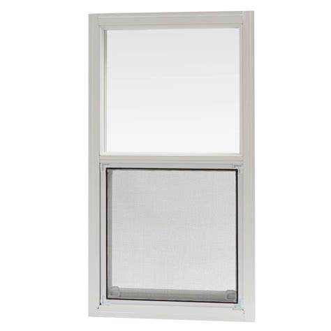 tafco windows      mobile home single hung aluminum window white mhw