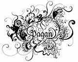 Pagan Pages Tattoo Coloring Tattoos Wiccan Pagans Designs Witches Drawings Wicca Clipart Witchcraft Colors Grow Some Gods Paganism Choose Board sketch template