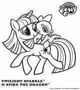 Pony Little Coloring Pages Twilight Spike Sparkle Colouring Online Getcolorings Print Sheet Color Choose Board Unicorn sketch template