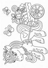 Unicorn Eenhoorn Kleurplaten Superkleurplaten sketch template