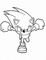 Sonic Coloring Running Hedgehog Pages Run Printable Kids Draw Shadow Para Drawing Colorear After Color Print Characters Colouring Drawings Template sketch template