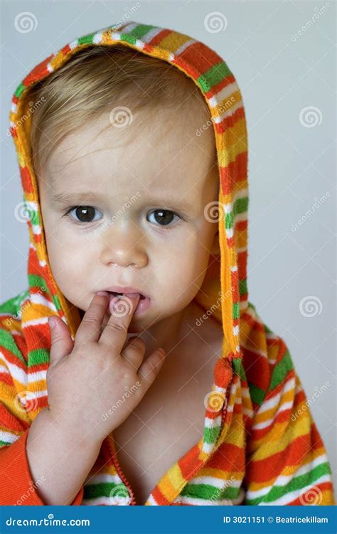 cute toddler stock image image  bright biting handsome