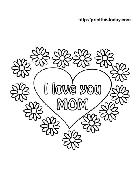 happy birthday mom coloring pages coloring home
