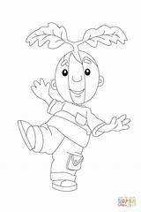 Pip Coloring Pages Leg Standing sketch template