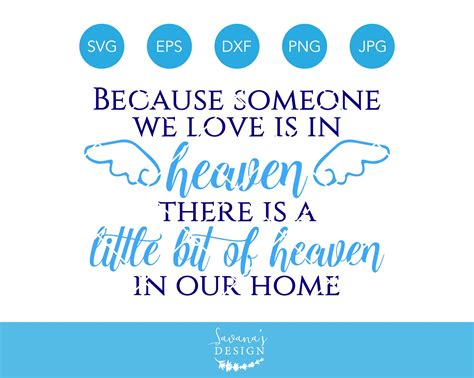 because someone we love is in heaven illustrations ~ creative market