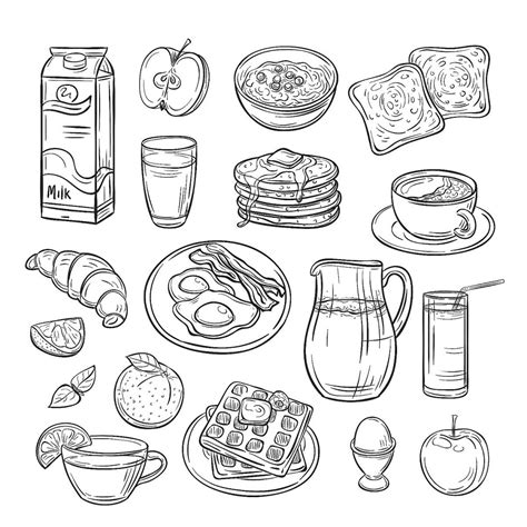 coloring page food coloring book  coloring pages