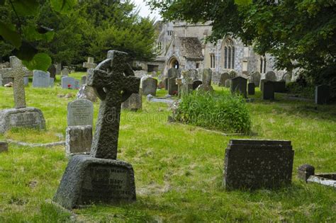 graveyard stock photo image  christian britain