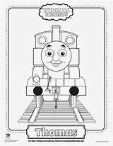 Thomas Pages Coloring Tank Engine Train Percy Printable Sheets Belle Printables Print sketch template