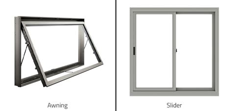 awning windows  efficient  sliding windows