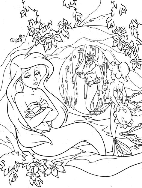 mermaid coloring pages  getcoloringscom  printable colorings
