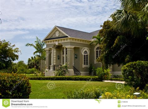 modern neo classical house royalty  stock image image