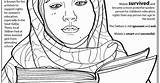 Malala Coloring Yousafzai sketch template