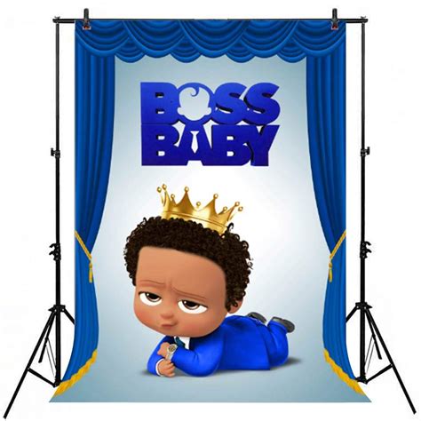buy boss baby backdrop african american  prince  boy st