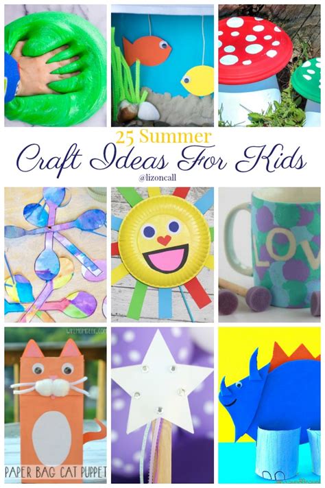 summer craft ideas  kids liz  call