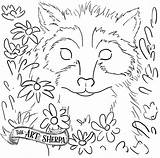 Traceables Traceable Sherpa Raccoon Daily Theartsherpa sketch template