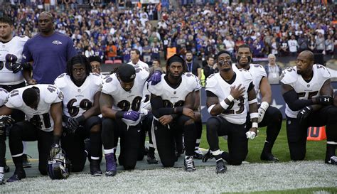 More Than 200 Nfl Players Sit Or Kneel During National