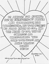 Philippians Anxious Verses Adron Prayer Finger sketch template