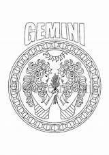 Coloring Infinity Pages Sign Gemini Adult Colorear Da Zodiaco Heart Colorare Zodiac Tatuaggio Zodiacali Libro Gemelli Getdrawings Getcolorings Del Para sketch template