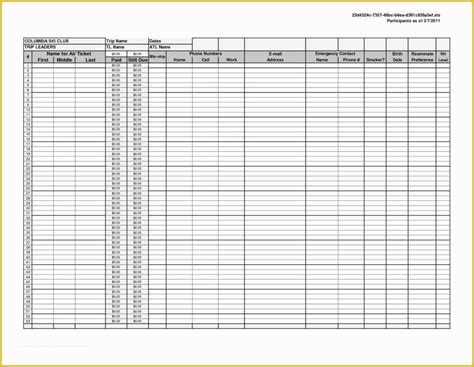 bookkeeping templates  printable spreadsheet template printable