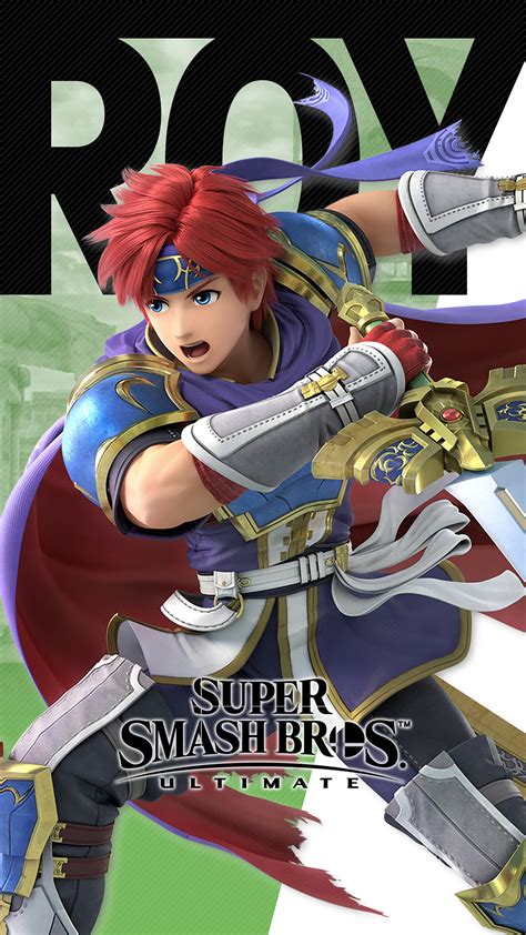 super smash bros ultimate roy wallpapers cat  monocle