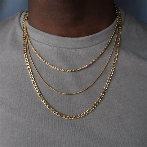 mens chain necklaces  perfect fashion accessory  streets fashion