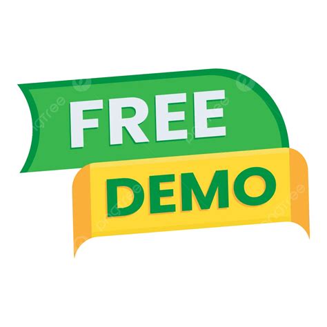 demo banner vector  demo  demo logo  demo button