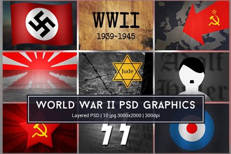 world war ii ww psd graphics custom designed textures creative market