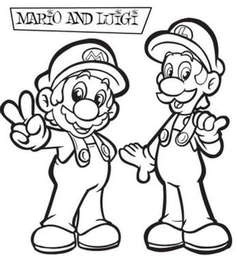 mario character coloring pages print coloring home