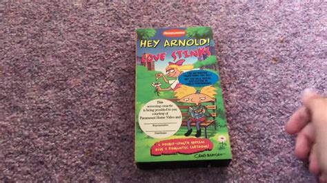 hey arnold love stinks demo tape vhs unboxing youtube
