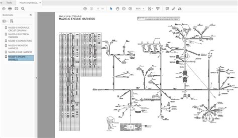 hitachi amphibious excavators ma  circuit diagram