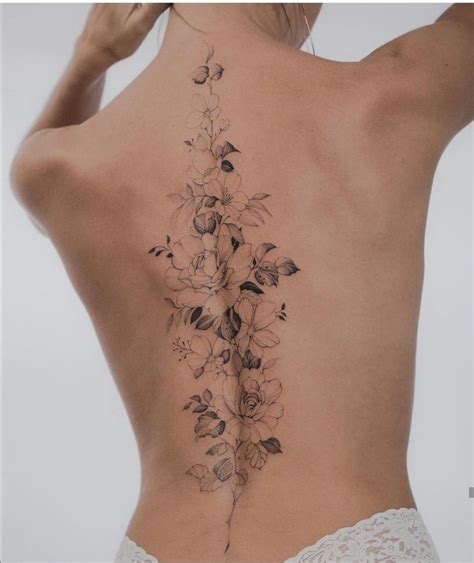 tattoo spine tattoos  women tattoos feminine tattoos