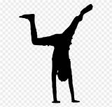 Handstand Line Gymnast sketch template
