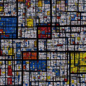 mondrian tiling socks