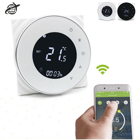central heat programmable wifi smart thermostat  app remote control