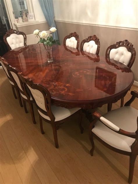 italian reproduction  seater dining table  sidcup london gumtree