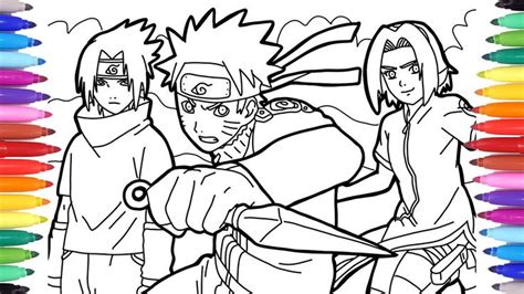 coloring pages  naruto  sasuke naruto  sasuke naruto