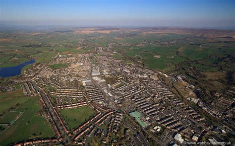 colne lancashire   air aerial photographs  great britain