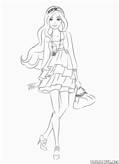 barbie dress  coloring pages top doll dress games  barbie