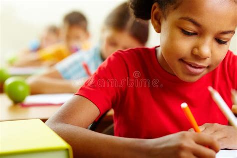 drawing lesson stock image image  education diligent